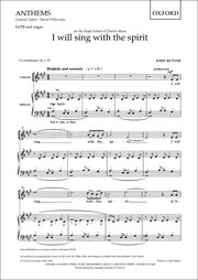 I Will Sing with the Spirit SATB choral sheet music cover Thumbnail